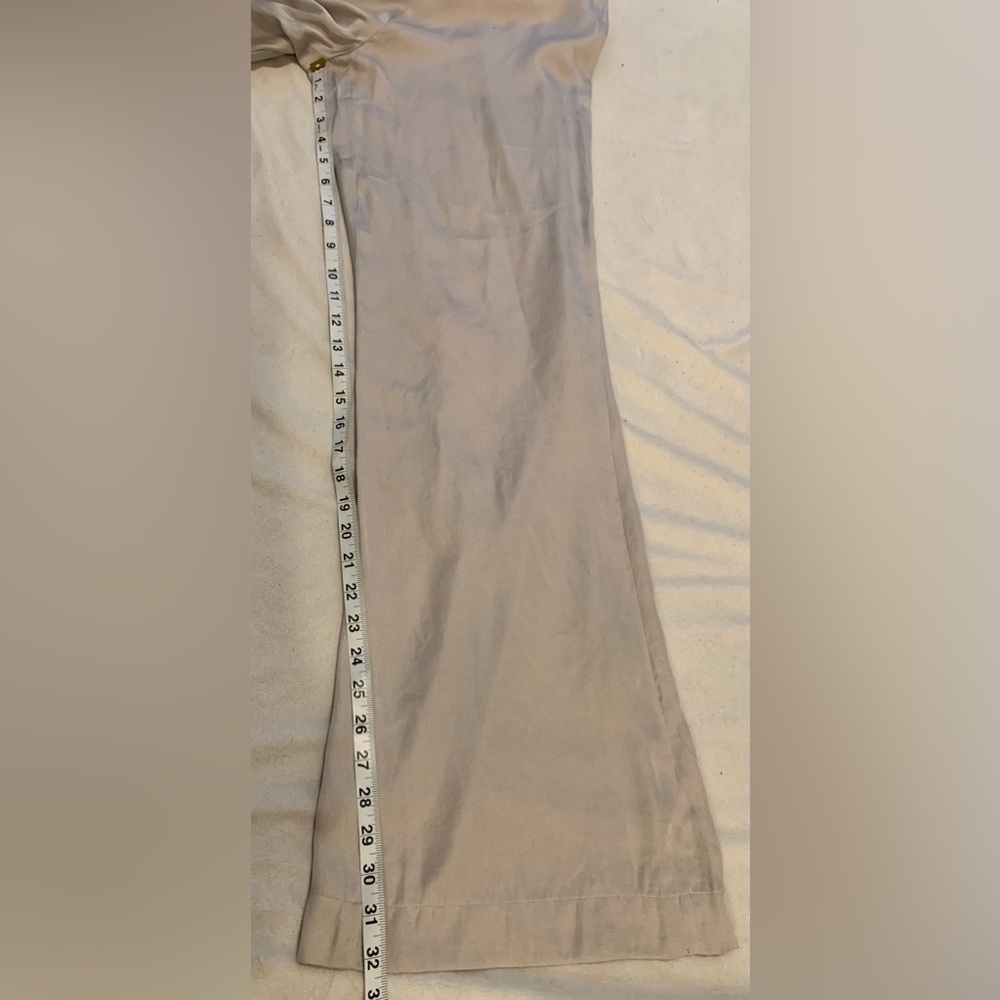 Reiss Rose Sleeveless Cowl Neck Jumpsuit Size 8 Neutral/Light Gray NWT - Picture 13 of 16
